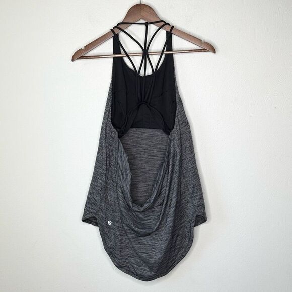 Lululemon Athletica Slay the Studio Charcoal Gray Tank - Women’s US 10 - Picture 3 of 7